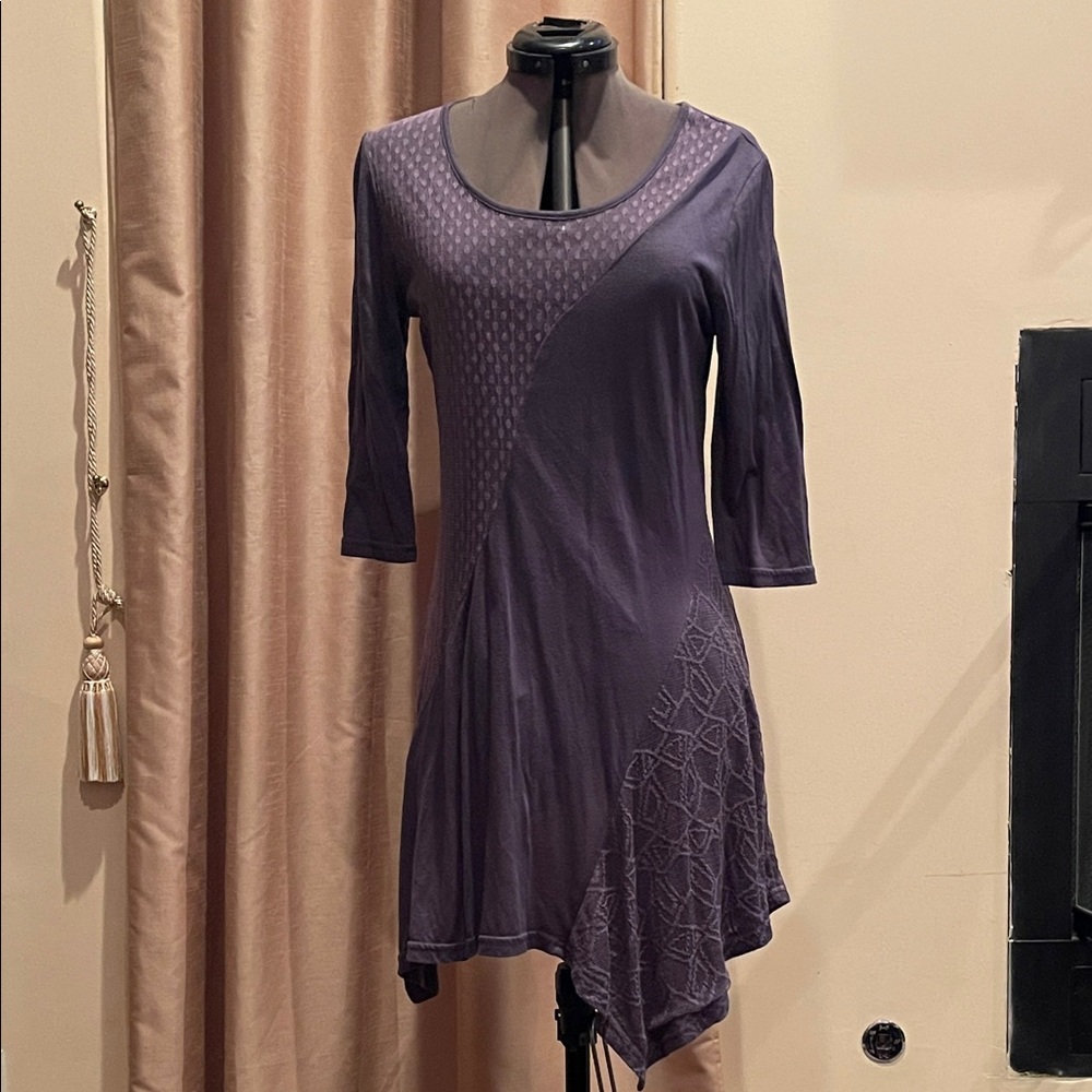 Monoreno Purple Tunic Top (L)
